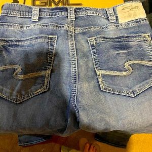 Men’s Silver Jeans